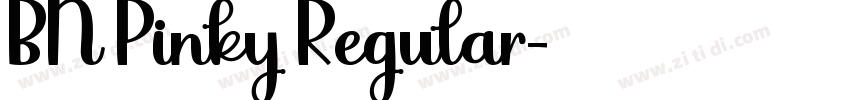 BN Pinky Regular字体转换